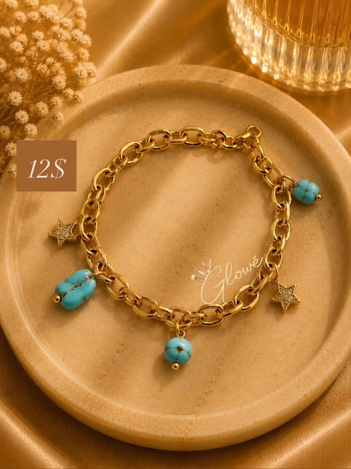 Turquoise Charm Bracelet