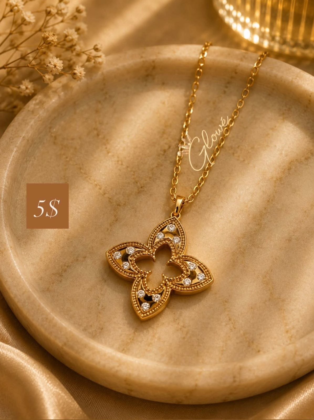 Golden Heart Necklace