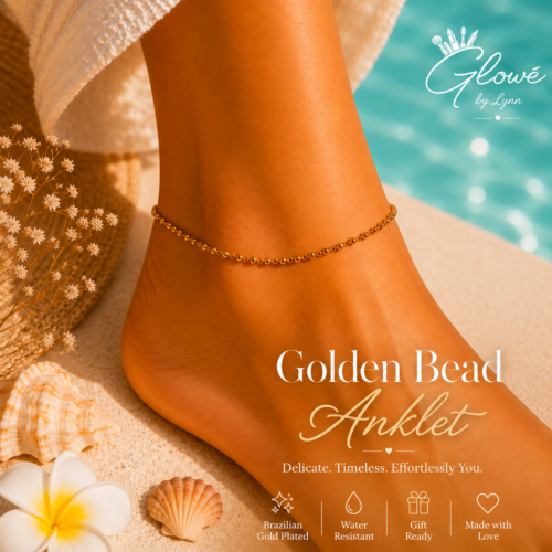 Golden Bead Anklet