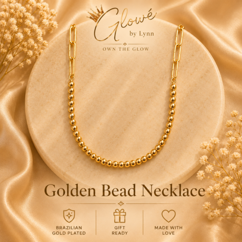 Golden Bead Necklace