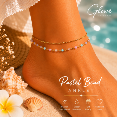 Pastel Bead Anklet